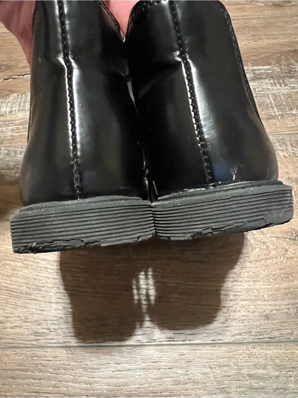 Girls Classic Black Chelsea Ankle Boots - GAP